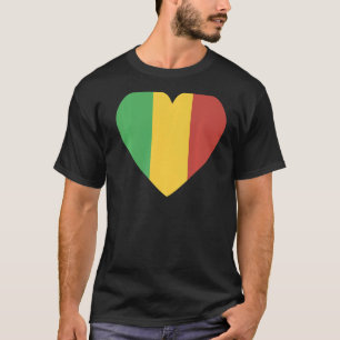 T-shirt Drapeau national du Mali souvenir pour hommes femm