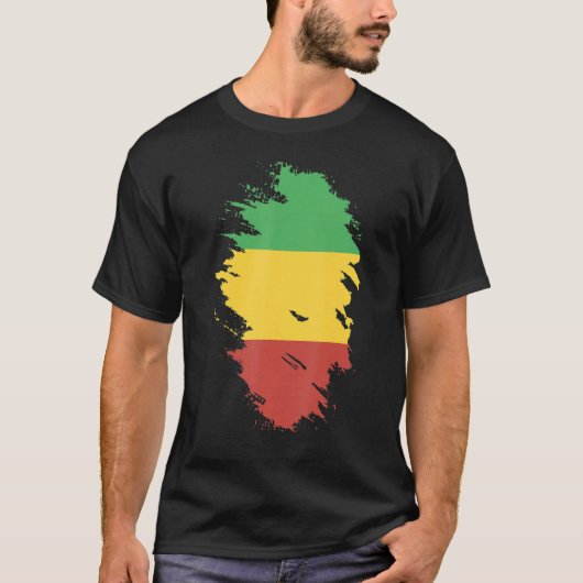 T-shirt Drapeau national du Mali souvenir pour les femmes (Devant)