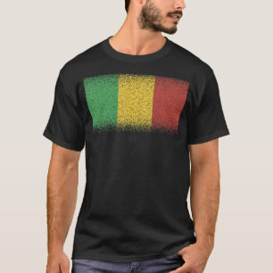 T-shirt Drapeau national du Mali souvenir pour les femmes