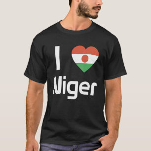 T-shirt Drapeau national du Niger souvenir pour hommes fem