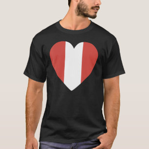T-shirt Drapeau national du Pérou souvenir pour hommes fem