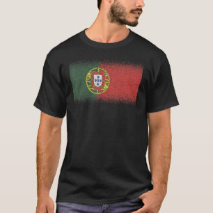 T-shirt Drapeau national du Portugal souvenir pour les fem