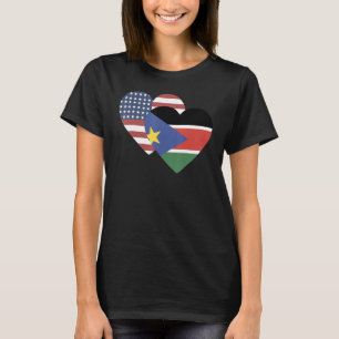 T-shirt Drapeau national du Soudan du Sud souvenir pour le