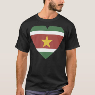 T-shirt Drapeau national du Suriname souvenir pour les fem