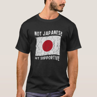 T-shirt Drapeau National Inspirat, pas japonais mais suppo