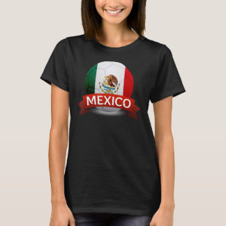 T-shirt Drapeau National Mexique Football Fan Mexicain T