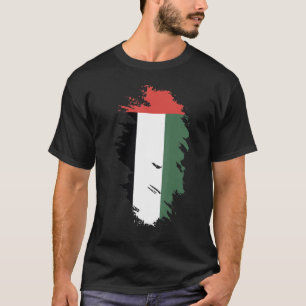 T-shirt Drapeau national souvenir des EAU pour les femmes