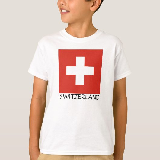 T-shirt Drapeau national suisse (Devant)