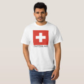 T-shirt Drapeau national suisse (Devant entier)