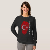 T-shirt Drapeau national Turquie Turkiye Empreinte Bayragi (Devant entier)