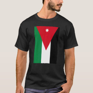 T-shirt Drapeau national Vintage Jordanie