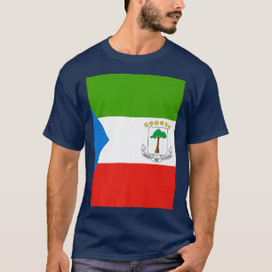 T-shirt Drapeau national Vintage rétro Guinée équatoriale