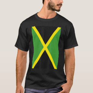 T-shirt Drapeau national Vintage rétro jamaïcain