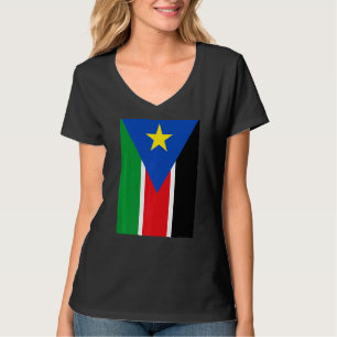 T-shirt Drapeau national Vintage Sud Soudan