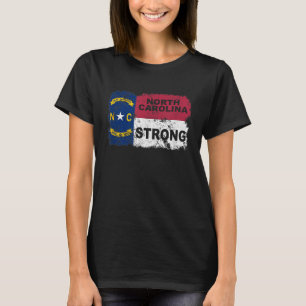 T-shirt Drapeau NC de la Caroline du Nord