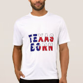 T-shirt Drapeau né au Texas (Devant)