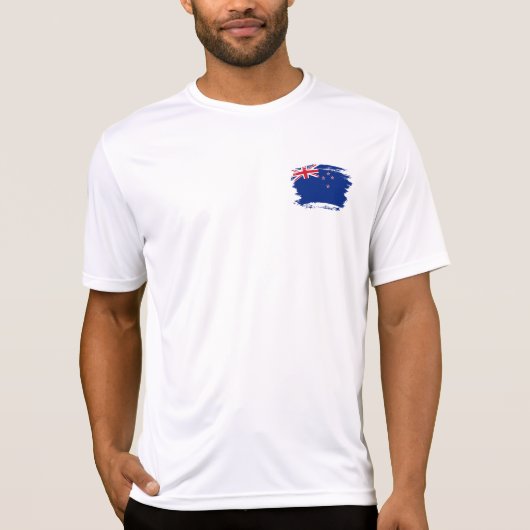 T-shirt Drapeau néo-zélandais (Devant)