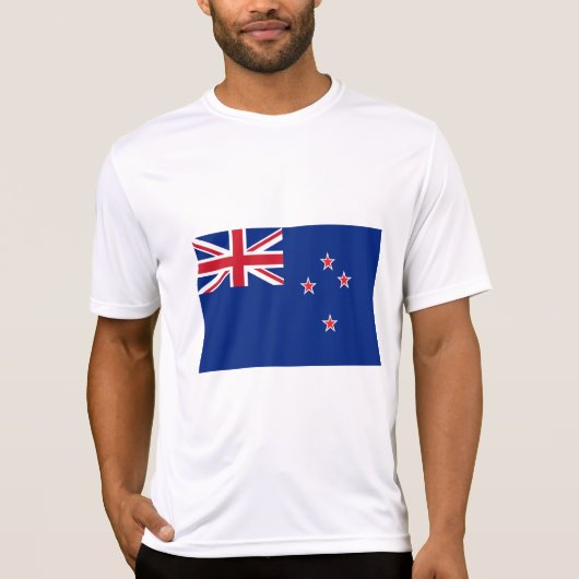 T-shirt Drapeau néo-zélandais (Devant)
