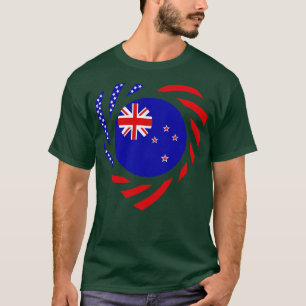 T-shirt Drapeau néo-zélandais du Patriot Multinational