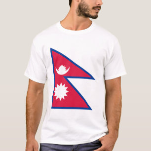T-shirt Drapeau népalais