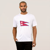 T-shirt Drapeau népalais (Devant entier)