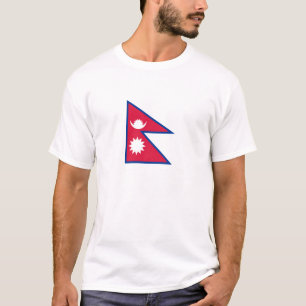 T-shirt Drapeau népalais
