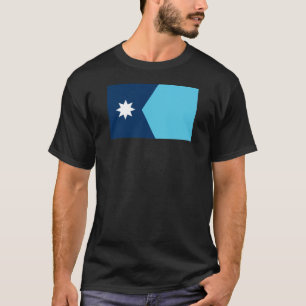 T-shirt drapeau neuf de l'état du Minnesota symbole USA Am