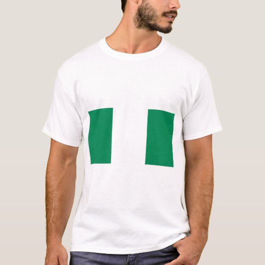 T-shirt Drapeau nigérian (Devant)