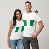 T-shirt Drapeau nigérian (Unisexe)
