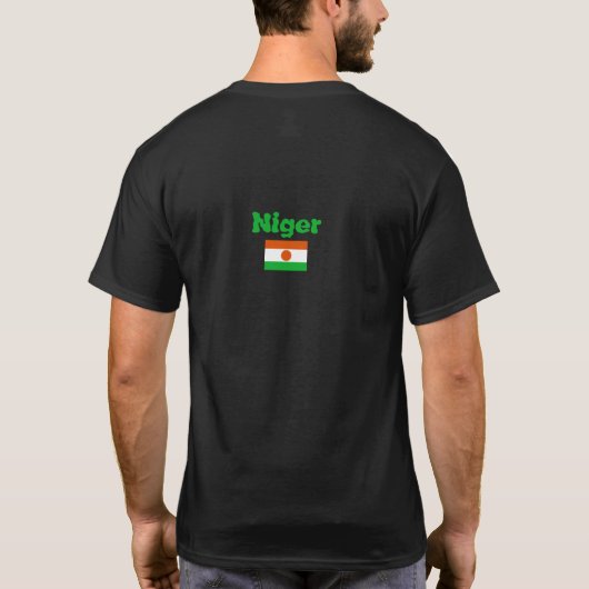 T-shirt Drapeau nigérien, Drapeau du Niger (Dos)