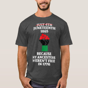 T-shirt Drapeau noir afro-américain P