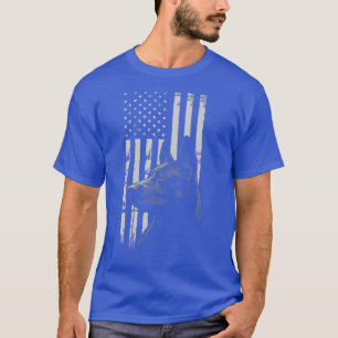 T-shirt Drapeau noir allemand berceau patriotique américai