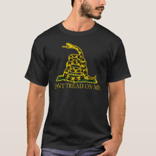 T-shirt Drapeau noir et jaune, ne me touchez pas !