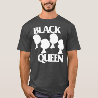 T-shirt Drapeau noir Femmes noires Conception du pouvoir