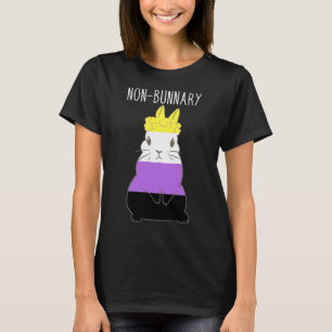 T-shirt Drapeau non binaire Bunny Pride non binaire LGBTQ