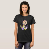 T-shirt Drapeau non binaire FIre LGBTQ non binaire Nonbina (Devant entier)
