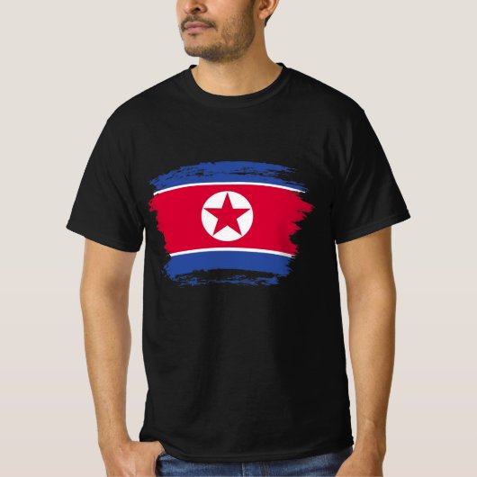 T-shirt Drapeau nord-coréen (Devant)