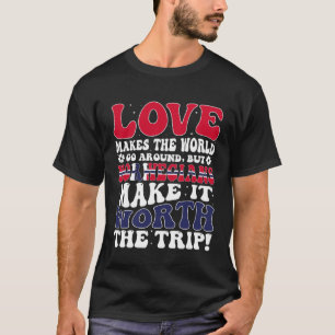 T-shirt Drapeau Norvège Hommes & Femmes Cute Til Norvégien