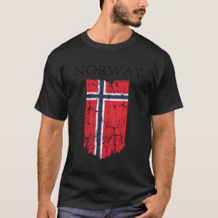 T-shirt Drapeau Norvège Suède Norvège I Norvège