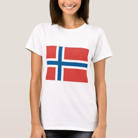 T-shirt Drapeau norvégien (Devant)