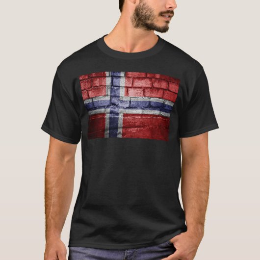 T-shirt Drapeau norvégien (Devant)