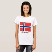 T-shirt Drapeau norvégien (Devant entier)
