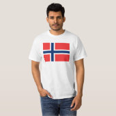 T-shirt Drapeau norvégien (Devant entier)