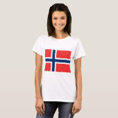 T-shirt Drapeau norvégien (Devant entier)
