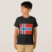 T-shirt Drapeau norvégien (Devant entier)