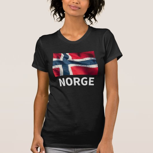 T-shirt Drapeau norvégien (Devant)