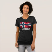 T-shirt Drapeau norvégien (Devant entier)