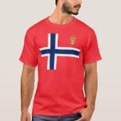 T-shirt Drapeau norvégien (Devant)