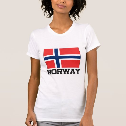 T-shirt Drapeau norvégien (Devant)