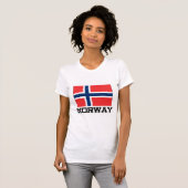 T-shirt Drapeau norvégien (Devant entier)